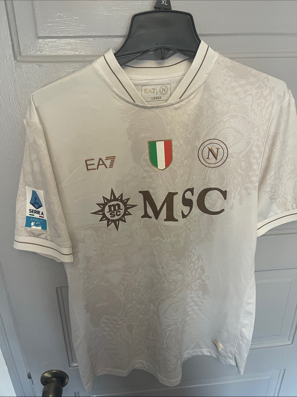Napoli SSC Romelu Lukaku #9 2025-2026 Jersey Size L, Emporio Armani EA7